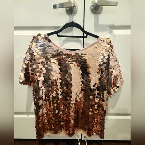 Eva Franco Pink Sparkle Top